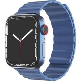 Resim Sones Mutural Sıvı Silikon Manyetik Kordon Watch Band iOS Uyumlu Watch Ultra 49mm-watch Ultra 9-8-7 45mm Akıllı Saat Aks. 49487545 