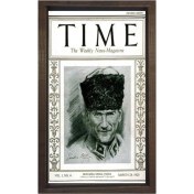 Resim Deniz Çerçeve Atatürk Times Kapağı Tablosu-Çerçevesiz - 50X70 