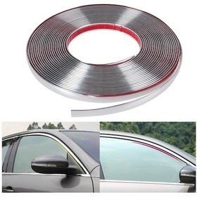 Resim Araç Dekoratif Krom Çıta Nikelaj Çıta Şerit Yapışkanlı 10 Mm-10 Metre 