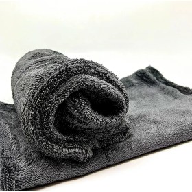 Resim Twisted Çift Taraflı Havlu Bez (Gri) 50X80 cm 1200 Gsm 