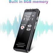 Resim Lumaworld 8gb 32gb 64gb 128gb Sesli Aktivasyonlu Ses Kaydedici Gürültü Azaltma Usb Mp3 Çalar Şarj Edilebilir 