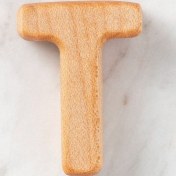 Resim Hobi Baby Organik Ahşap Harf - T 