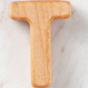 Resim Hobi Baby Organik Ahşap Harf - T 