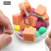 Resim 20 Adet Premium Silikon Karp Balıkçılık Saç Durdurucuları - Şeffaf, Yüksek İndeksli Plastik Boilie Takma Tıkaçları, Yem Sunumunu Geliştirmek İçin, Dayanıklı & Kullanımı Kolay, Karp Balıkçılığı İçin Mükemmel, Karp Balıkçılığı Aksesuarı 