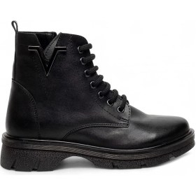 Resim Celira Gls Siyah İçi Kürklü Cilt Kadın Bot & Bootie Siyah 