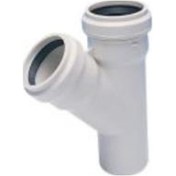 Resim Kalde 50X50 3.2 Pvc-U Tek Çatal (45 Derece) (438638375) 