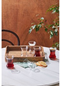 Resim Karaca Vefa 6lı Çay Bardağı Seti 130 Ml 