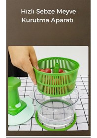 Resim Altron 1500ml El Rondosu 3 Paslanmaz Çelik Bıçaklı Basmalı Sebze 