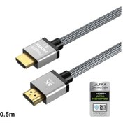 Resim Paugge Ultra Sertifikalı 8K 60Hz. 4K 120Hz Hdmi 2.1 Kablo 0.5M 