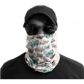 Resim Pembe Kelebek Maske 4 Mevsim Motosiklet ve Outdoor Bandana - Balaklava DN418 