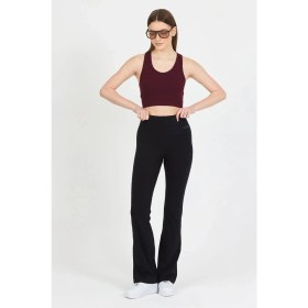 Resim Frondé Fiona Kadın Yüksel Bel Ispanyol Paça Flare Tayt Bootcut 