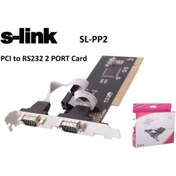 Resim S-Link SL-PP02 x PCI 232 Serial 2 Port Kart 