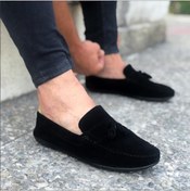 Resim tomıross Erkek Siyah Günlük Loafer Babet Ayakkabı Lfrpskl-4230 