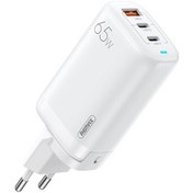Resim Remax Rp-u55 Territory Serisi 65w Usb Usb-c / Type-c Arayüzü Hızlı Şarj Cihazı, Şartname: Ab Fiş Beyaz 