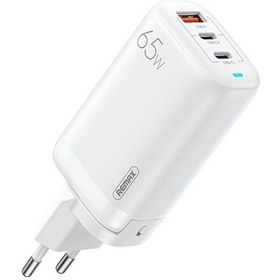 Resim Remax Rp-u55 Territory Serisi 65w Usb Usb-c / Type-c Arayüzü Hızlı Şarj Cihazı, Şartname: Ab Fiş Beyaz 