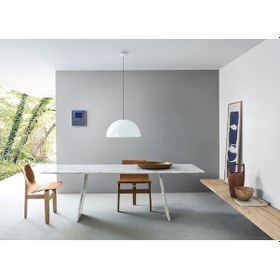 Resim Riolight Modern2 Parlak Beyaz 1xe27 Duylu Tekli Metal Sarkıt Aviz Beyaz 