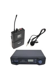 Resim Roof Uhf Kablosuz Yaka Mikrofonu R-201y 
