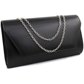 Resim Keeba Siyah Abiye Çanta. Siyah Kadın Abiye Çanta. Abiye Siyah Kumaş Davet Gece Portföy Clutch Çanta 