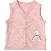 Resim Bibaby Biorganik Live Color Rabbit Yelek 61428 Somon Albimini