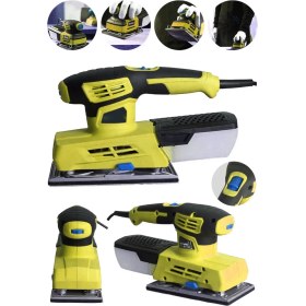 Resim Profesyonel Gerçek 1850 W Elektrikli Titreşimli Zımpara Makinası 2 Yıl Garantili Ürün.. 