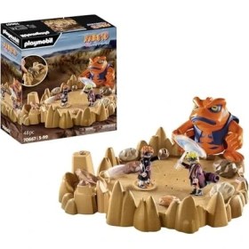 Resim SDT Group Playmobil Shippuden 70667 Vs Pain, Krater Taban Plakası ve Dev Kurbağa Gamakichi ile Heyecan Verici Düello, 5 Yaş ve Üzeri Çocuklar Için Oyuncak 