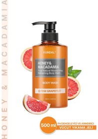 Resim Kundal Honey & Macadamia Pink Grapefruit Pure Body Wash 500 ML 