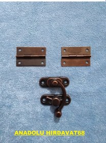 Resim Anadoluhirdavat Dekoratif Tavla Ve Mini Kutu Menteşe Ve Klips Antik Eskitme Renk (309967424) 