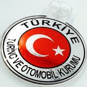 Resim Etiketçilere Özel Türkiye Turing Pleksi Resimlik Vantuzlu Arma (552070175) 