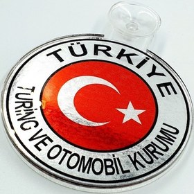 Resim Etiketçilere Özel Türkiye Turing Pleksi Resimlik Vantuzlu Arma (552070175) 