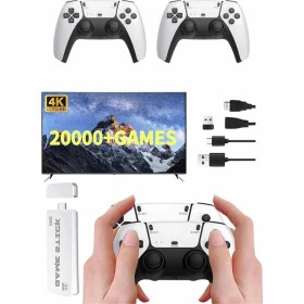 Resim Epilons Yeni Nesil 3D 4K 2000 Oyunlu Game Stick Oyun Konsolu Çift Konsol 