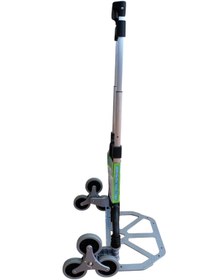 Resim ASİMATO 70KG Kapasiteli Merdiven Çıkabilen Katlanır paket taşıma arabası 