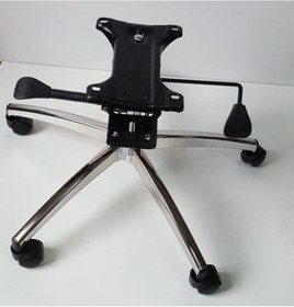 Resim Kamusalmarket Makam Sandalyesi Ayağı Çift Kollu Kuyruklu Mekanizma Çap 70 Cm Kr 