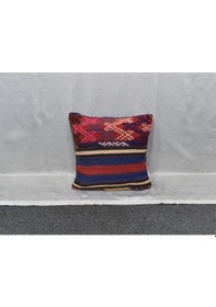 Resim Zehra Abla Halı Yeni El Dokuma Dekoratif Kilim Kırlent Yastık Kılıfı 6018 