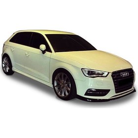 Resim Audi A3 8V 2012 - 2016 Ps Yan Marşpiyel Seti Plastik 