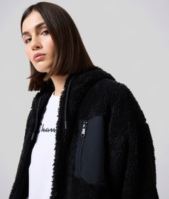 Resim Champion Script Shop Hooded Full Zip Sweatshirt 