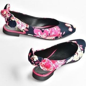 Resim fox SHOES Lacivert/fuşya Kumaş Kadın Babet D726495304, Lacivert/Fuşya, 35 