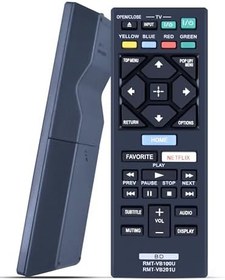 Resim RETROSUN Sony DVD Blu-Ray Disc Player için Yedek Uzaktan Kumanda, Sony BDP Serisi Oynatıcı için, Sony 4K Ultra HD UHD 3D Oynatıcı, Akış Blu-Ray Ev Sineması için, RMT-VB100U RMT-VB201U 