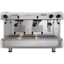 Resim Faema E98 Up S2 Tall Cup Yarı Otomatik Espresso Kahve Makinesi, 2 Gruplu, Beyaz 