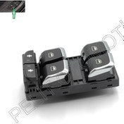 Resim PELİTOTOMOTİV Audi Q3 (2012-2018) Sol Dörtlü Cam Açma Düğmesi 4g0959851 