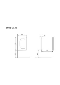 Resim Bocchi Tao Arch Pisuvar Ara Bölmesi Mat Sarı 1081-026-0120 Çok Renkli 