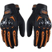Resim Riding Tribe Mcs-17 Motosiklet Eldiveni Turuncu 
