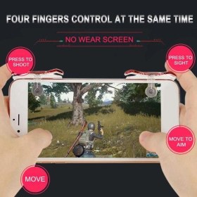Resim Case 4U E9 Mobil Game Oyun Kontrol Aparatı Şeffaf 