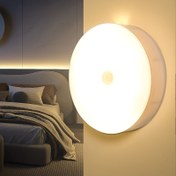 Resim 2 adet/3 adet Gece Lambası Manyetik Adım Lambası, İç Mekan USB Şarj Edilebilir Akıllı Hareket Sensörü Lambası, 120° Geniş Algılama Aralığı, Şarj Kablosu ile, Her Yerde Yapışkan, Gardırop, Kapı, Koridor, Balkon, Okuma Aydınlatması (Sıcak Beyaz/Beyaz) 