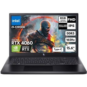 Resim Acer Nitro ANV15-51 NH.QQEEY.007HMF40 i9-13900H 40 GB 2 TB SSD RTX4060 8 GB 15.6" W11H Dizüstü Bilgisayar 