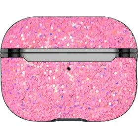Resim Hobilinka Onegif Airpods Pro 2 (2.nesil) Bright Simli Airpods Kapak - Pembe 