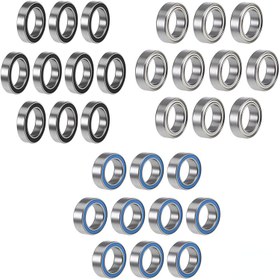 Resim 10/100 adet 6700ZZ 6700 2RS RS 6700-2RS Yüksek kaliteli 10x15X4mm Minyatür Kauçuk contalı Derin Oluklu Bilyalı Rulman ABEC-5 