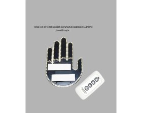 Resim Belle Fusion Mey Ithalat® 203 Led’li Yüksek Görünürlüklü Jest Işığı 