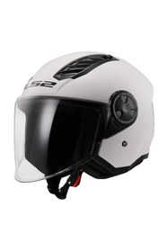 Resim Ls2 Airflow 2 Açık Motosiklet Kaskı-689 Beyaz 