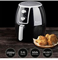 Resim Masterpro Airfryer Yağsız Fritöz 3.4 L Kapasiteli 1500 W BGMP-9177 