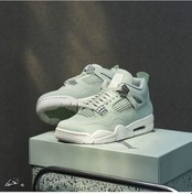 Resim Nike Air Jordan 4 Retro 'seafoam' Basketbol Ayakkabısı-sportxoutlet Mint Yeşili 